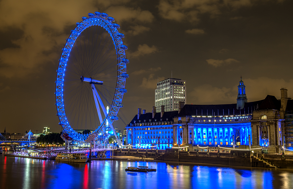 London Eye At Night